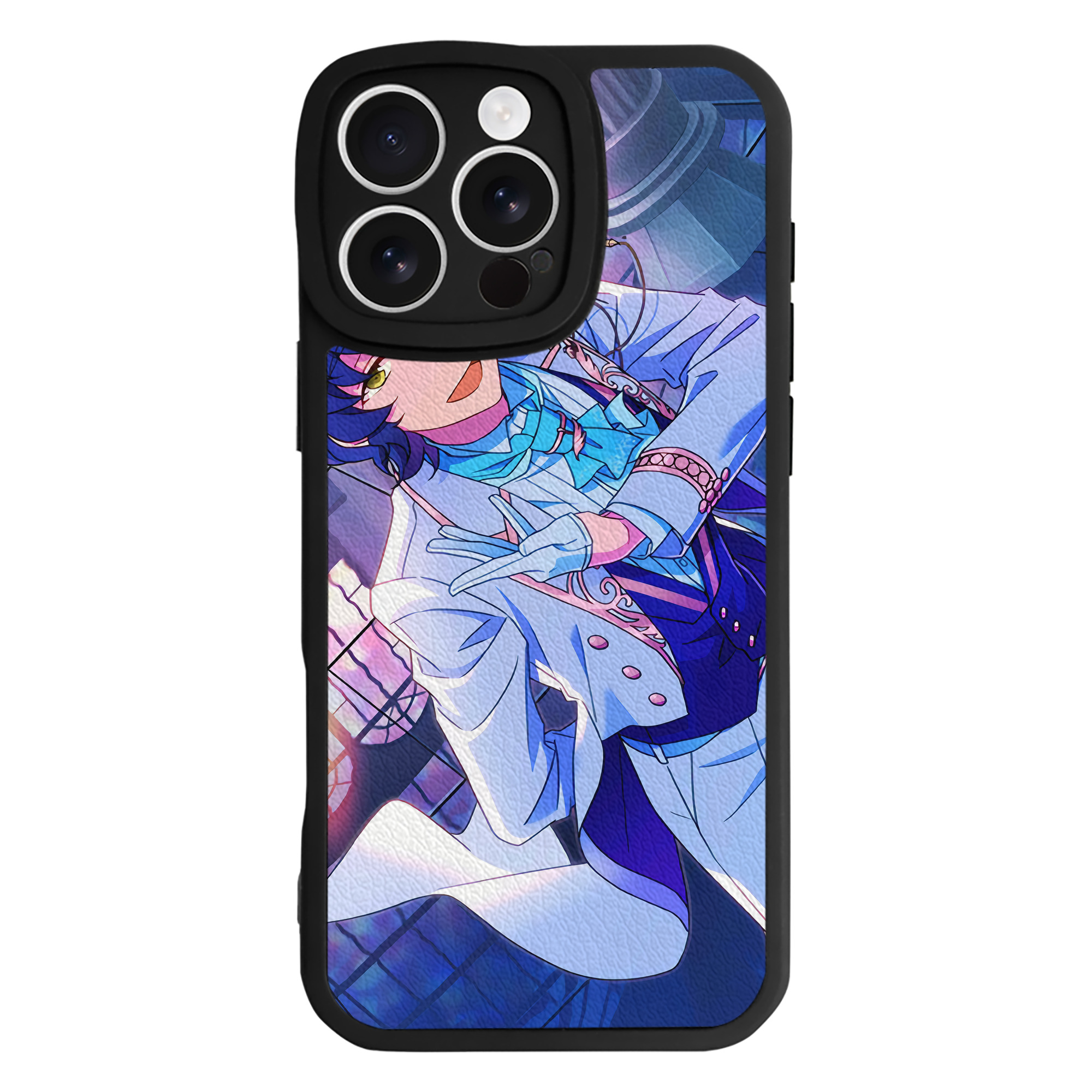 （画像用） あんさんぶるスターズ! Ensemble Stars 【iPhone 16シリーズ対応】シリコンスマホケース（レザー調） 材質：シリコン